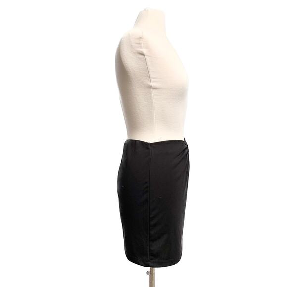 Black O Ring Cutout Mini Skirt - Picture 7 of 10